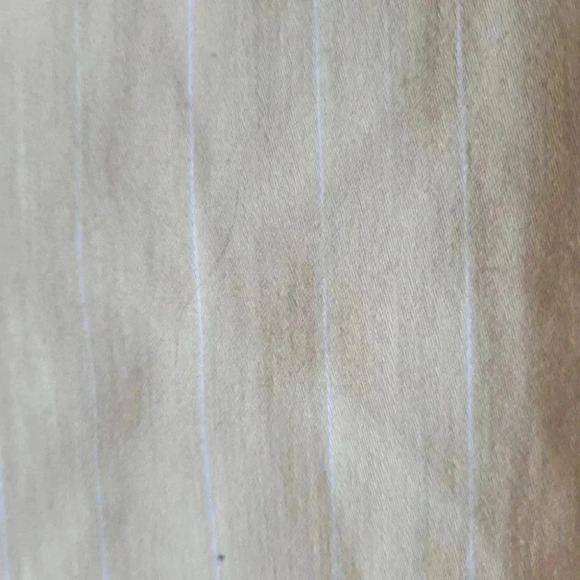 0ptimun Nostalgia Beige with White Stripe Pencil  Skirt size 10 - Picture 3 of 6